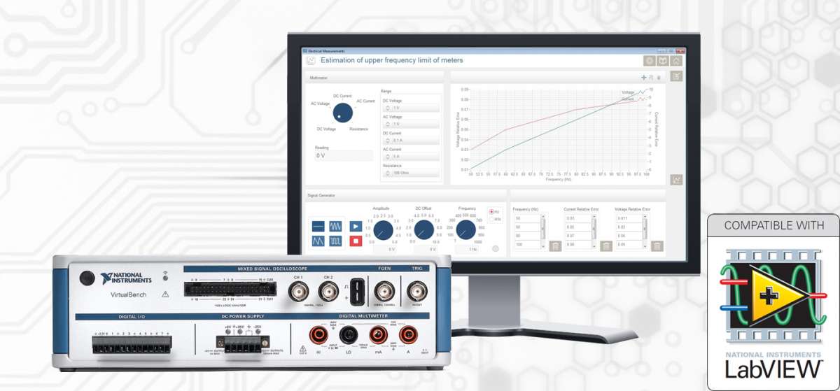 Electrical Measurements Lab based on NI VirtualBench is released RAFA Solutions